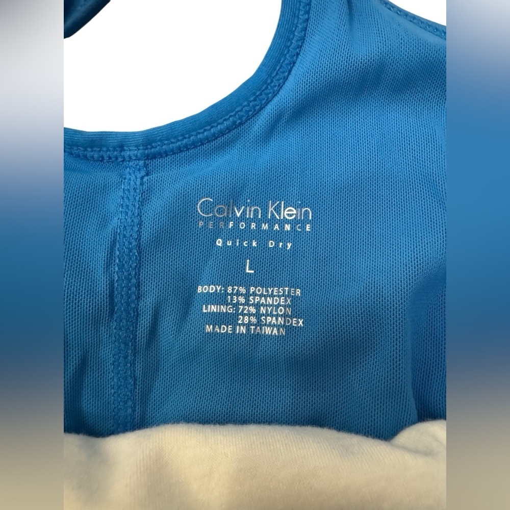 Calvin Klein Performance Racerback Tank Top Large - Picture 10 of 13